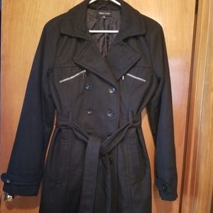 Vintage New Look Dbl Breasted WoolBlend Peacoat
